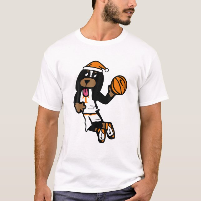T-shirt Forfait Funny T.Ennessee Basketball Père Noël Smok (Devant)