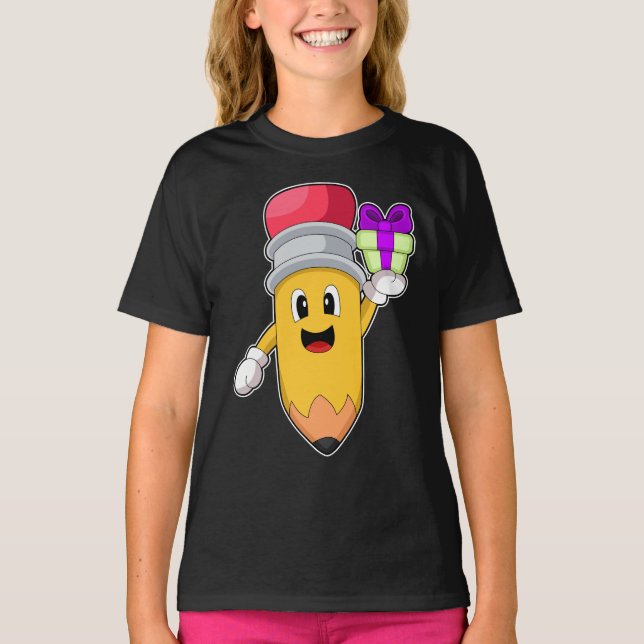 T-shirt Forfait Noël Pencil (Devant)
