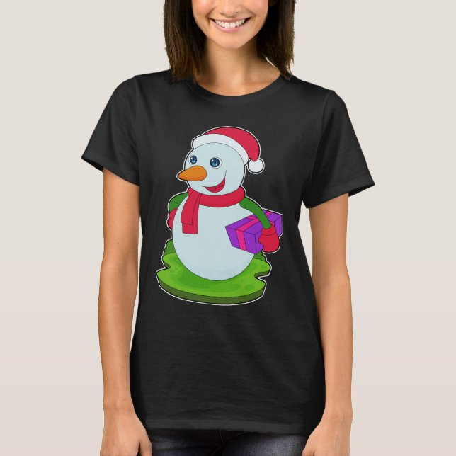 T-shirt Forfait Noël Snowman (Devant)