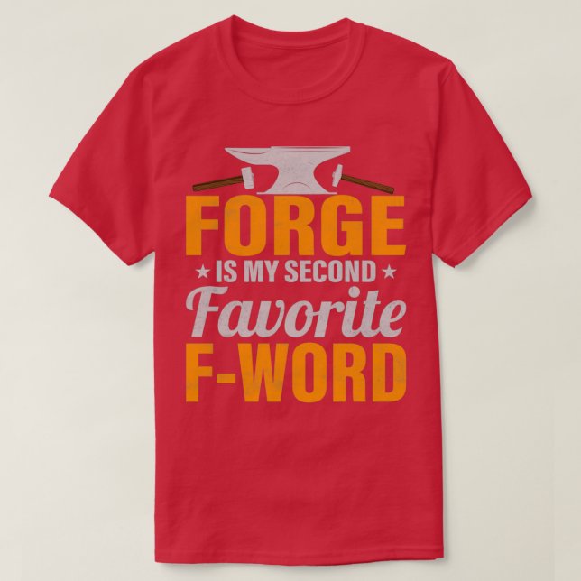 T-shirt Forgé Dans Farrier Farrier Forger T (Design devant)