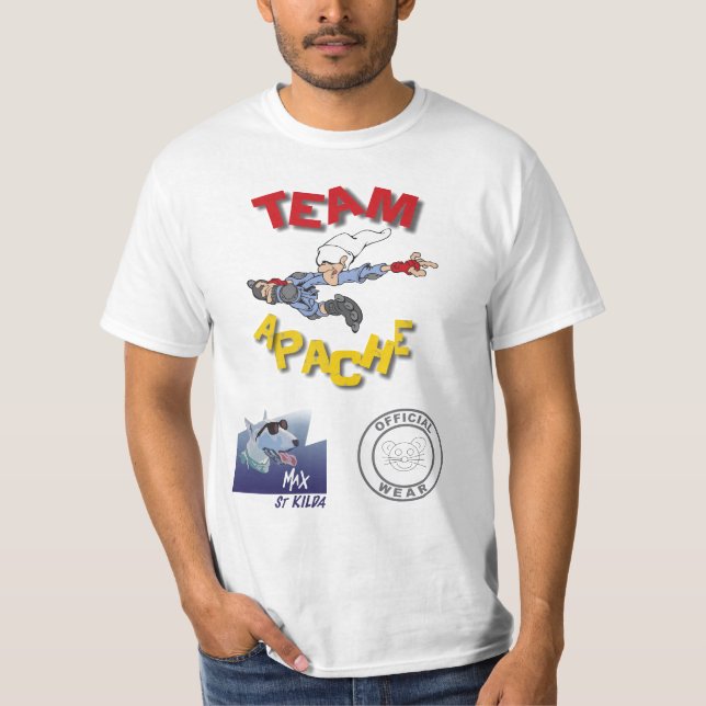 T-shirt Forge d'aviateur d'Apache d'équipe (Devant)