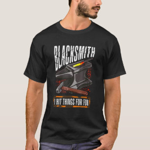 T-shirt Forge De Forge De Forge Pour Metalsmith Touche Des