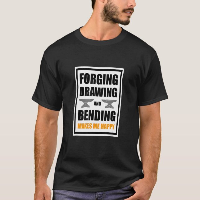 T-shirt Forge forge forge de métallurgie 4 (Devant)