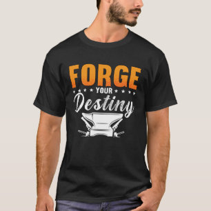 T-shirt Forgé Votre Destin Ferrage De Cheval Ferronnier Fo