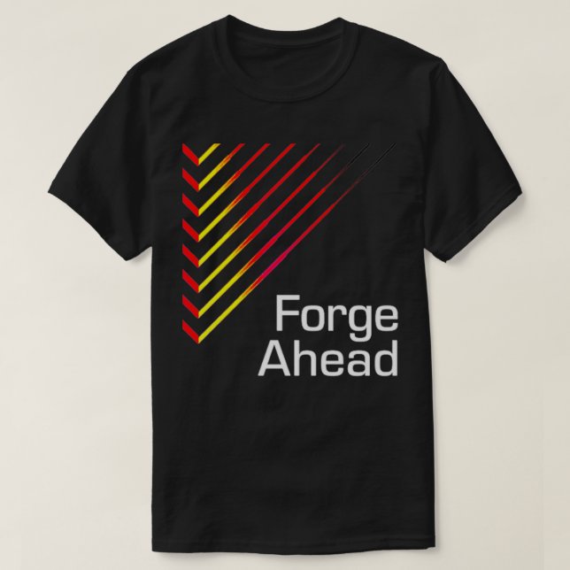 T-shirt Forger vers l'avant (Design devant)