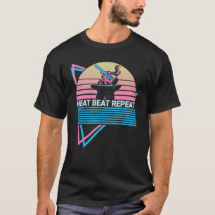 T-shirt Forgeron drôle Forge Rétro Chaleur