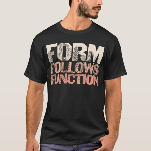 T-shirt Form Folks, fonction Architect (Devant)