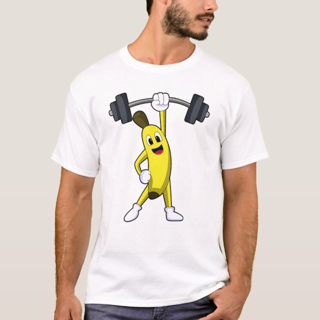 T-shirt Formation Banana at Strength avec Barbell (Devant)