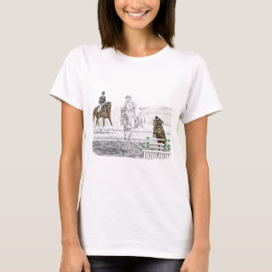 T-shirt formation combinée de chevaux de trois jours de