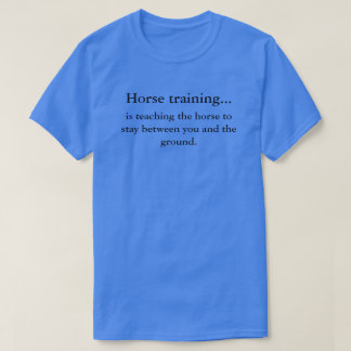 T-shirt Formation de cheval contre l'équitation
