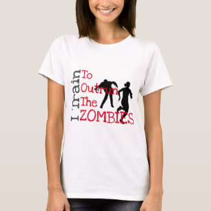 T-shirt Formation de zombi (rouge)