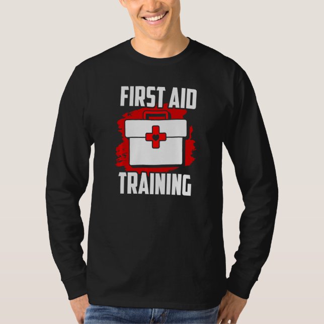 T-shirt Formation en premiers soins Soins d'urgence (Devant)