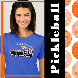 T-shirt Formation Pickball Je Dink Je Peux Orange Ball