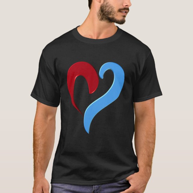 T-shirt Forme cardiaque (Devant)