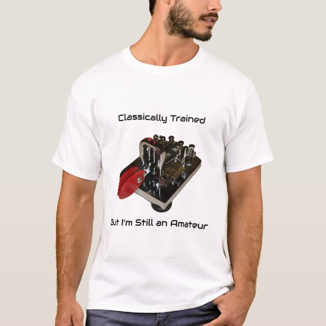 T-shirt Formé classique, toujours amateur (Iambic) (Devant)
