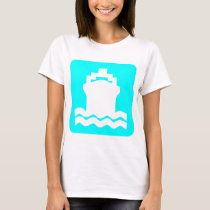 T-shirt Forme de navire - Blanc