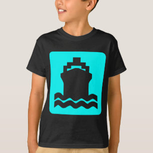 T-shirt Forme de navire - Blanc