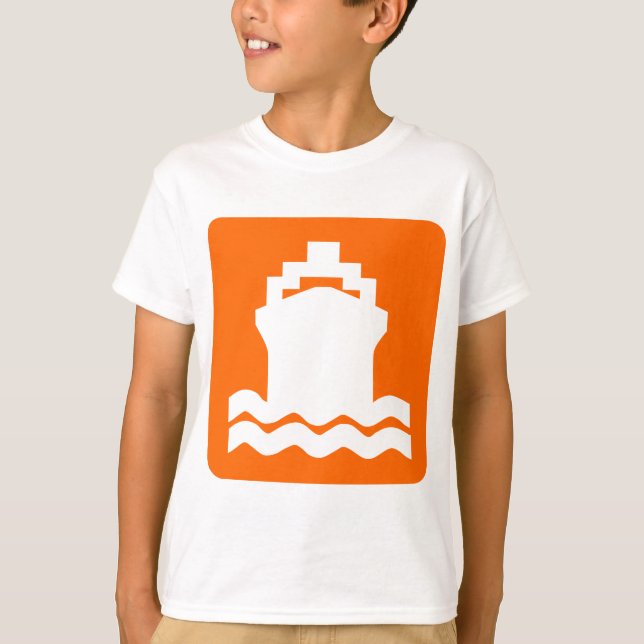 T-shirt Forme d'expédition - orange (Devant)