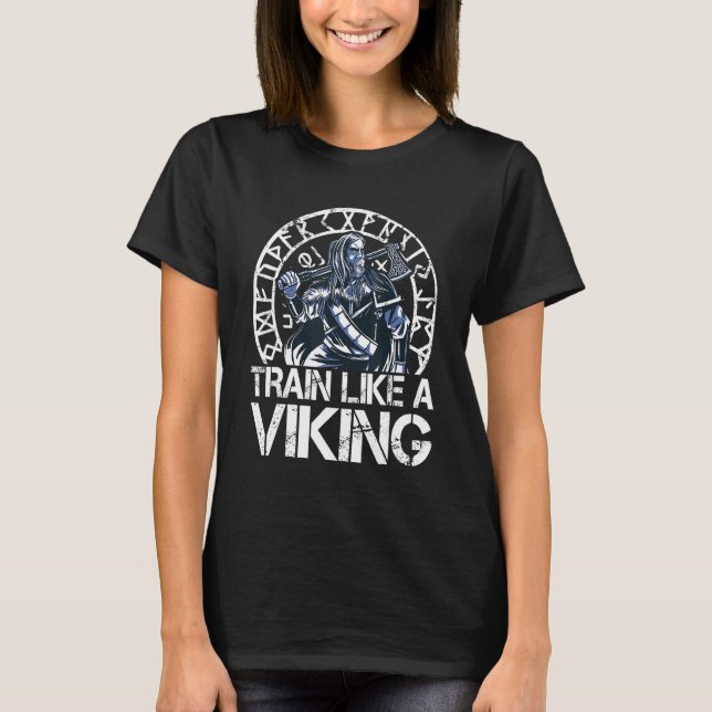 T-shirt Forme Forte Comme Un Eq Viking Forte (Devant)