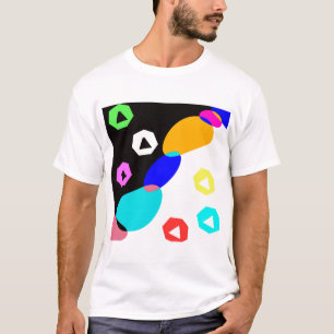T-shirt Formes colorées