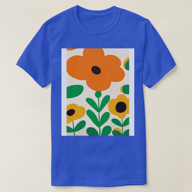 T-shirt Formes de tournesol 1 (Design devant)