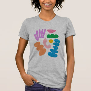 T-shirt Formes géométriques Abstraites colorées Art