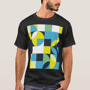 T-shirt Formes géométriques, arrière - plan abstrait color