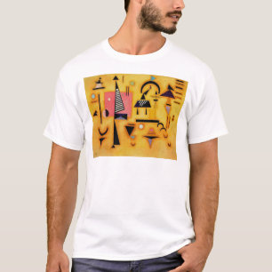 T-shirt Formes géométriques roses et incisives Abstraites