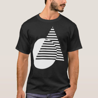 T-shirt formes géométriques triangles et cercles