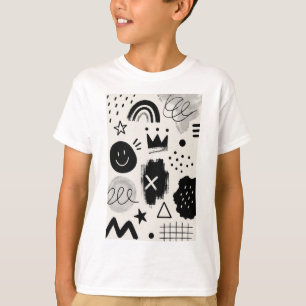 T-shirt Formes monochromes ludiques
