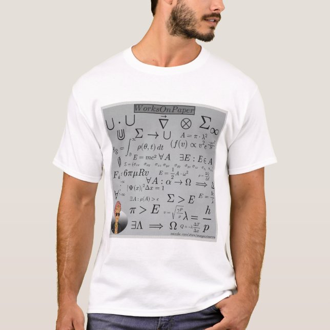 T-shirt FORMulas WorksOnPaper (Devant)