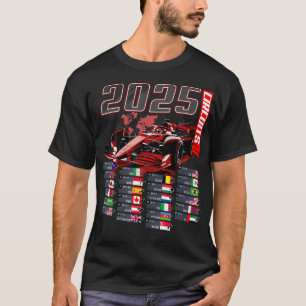 T-shirt Formule 2025 Circuits Formule Annexe 2025 Racing