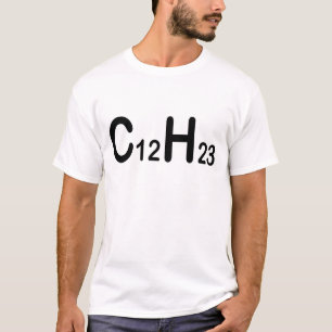 T-shirt Formule chimique de gazole