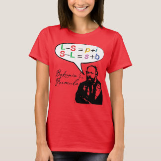T-shirt Formule de Mikhail Bakunin (Liberty−Socialism.