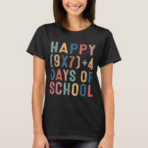 T-shirt Formule Mathématique 67 Jours D'école Drôle Prof D