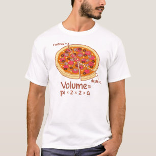 T-shirt Formule mathématique = Pi*z*z*a de volume de pizz