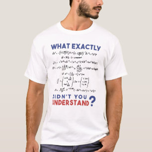 T-shirt Formule physique : blague