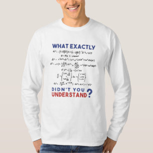 T-shirt Formule physique : blague