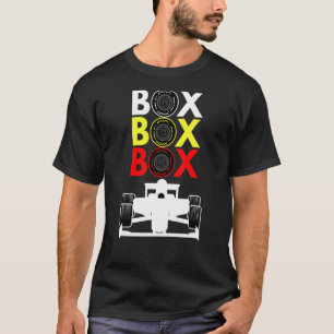 T-shirt Formule Racing boîte voiture boîte boîte radio app