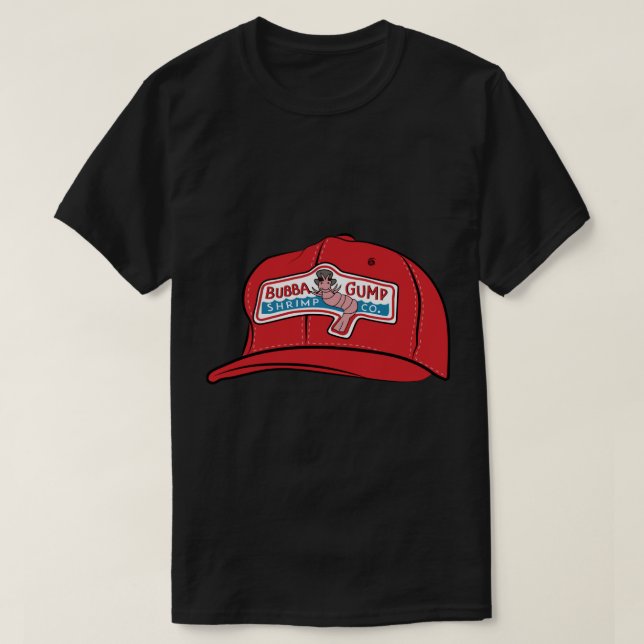 T-shirt Forrest Gump - Bubba Gump Shrimp Co. Casquette Tra (Design devant)