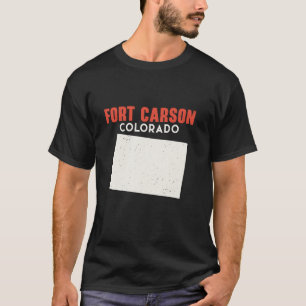 T-shirt Fort Carson Colorado USA State America Travel Colo