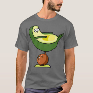 T-shirt Fort coeur Avocado Acro Yoga