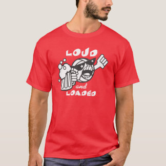 T-shirt fort et chargé