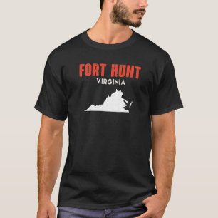 T-shirt Fort Hunt Virginia USA State America Travel Virgin