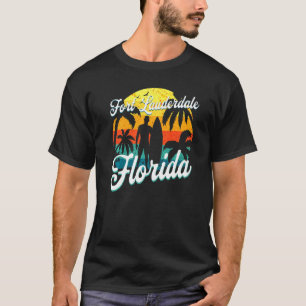 T-shirt Fort Lauderdale Florida Beach Surfer Summer Vacati