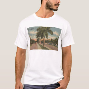 T-shirt Fort Lauderdale, la Floride - vue des Olas de Las