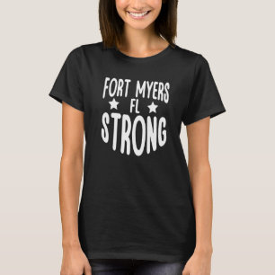 T-shirt Fort Myers Floride Forte force communautaire Praye