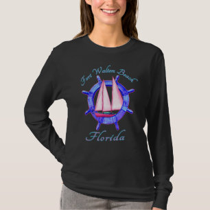 T-shirt Fort Walton Beach Floride Voilier Vacatio