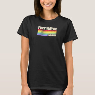 T-shirt Fort Wayne Indiana Pride Rainbow Flag Gay pride Me