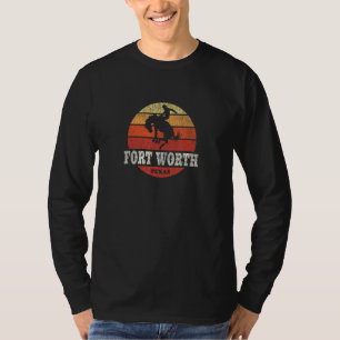 T-shirt Fort Worth TX Pays Vintage Western Retro